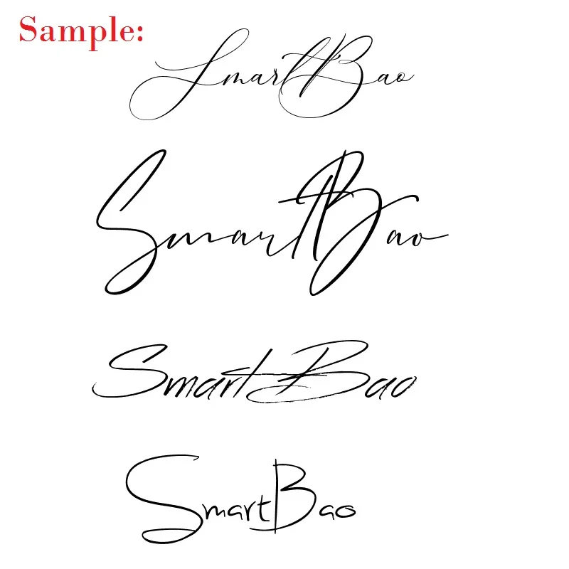 Aangepaste naam stempel zakelijke handschrift handtekening zegel gepersonaliseerde retouradres postzegel self inking adresstempel