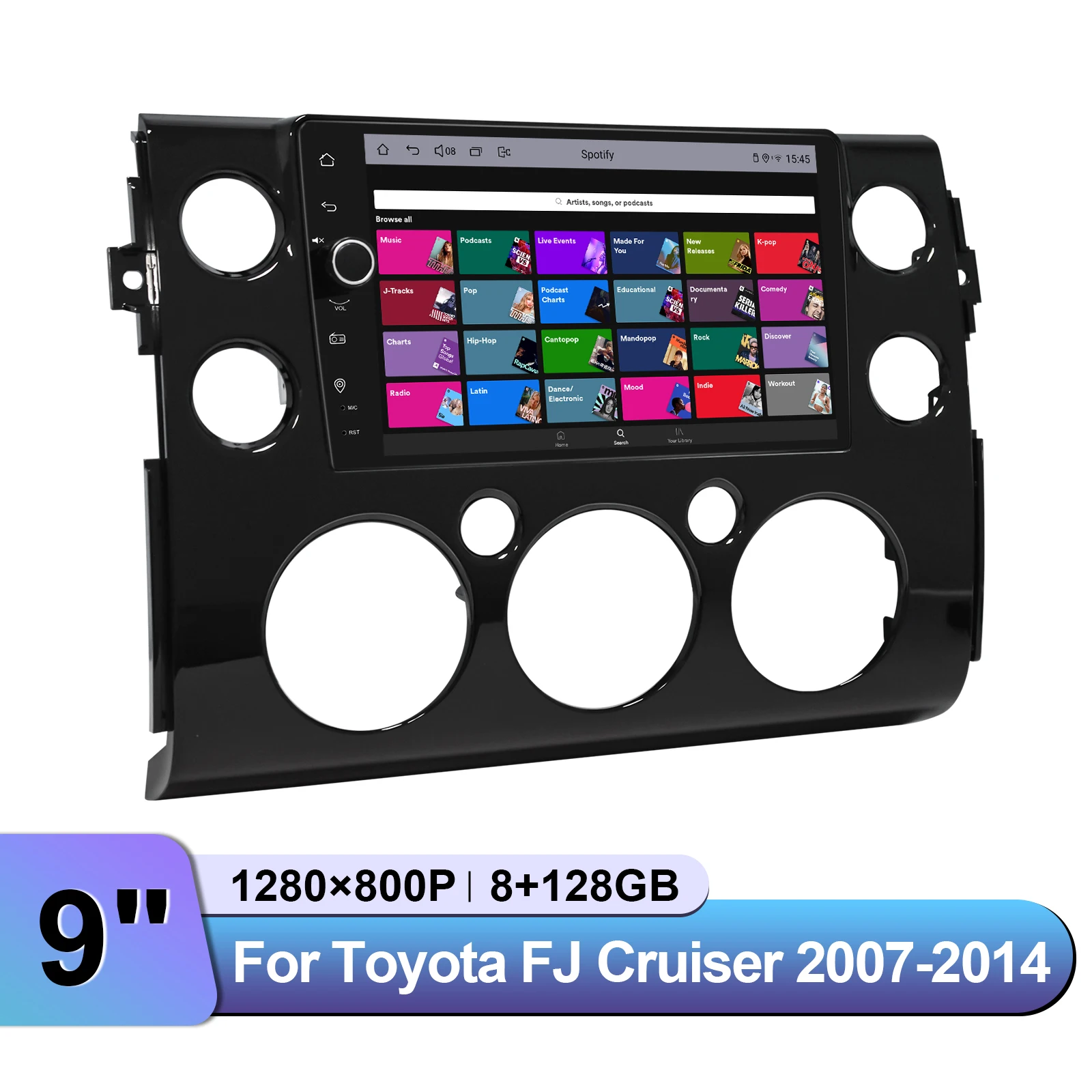 JOYING 9-Π΄ΡΠΉΠΌΠΎΠ²ΡΠΉ Android Π°Π²ΡΠΎΠΌΠΎΠ±ΠΈΠ»ΡΠ½ΡΠΉ ΡΡΠ΅ΡΠ΅ΠΎ ΡΠ°Π΄ΠΈΠΎ ΠΎΠ±Π½ΠΎΠ²Π»Π΅Π½ΠΈΠ΅ Carplay Π³ΠΎΠ»ΠΎΠ²Π½ΠΎΠ΅ ΡΡΡΡΠΎΠΉΡΡΠ²ΠΎ Π΄Π»Ρ Toyota FJ Cruiser 2007-2014 ΡΠ΅ΡΠ½Π°Ρ ΡΠ°ΠΌΠΊΠ° Π² ΡΡΠΈΠ»Π΅ OEM JOYING 9-Π΄ΡΠΉΠΌΠΎΠ²ΡΠΉ Android Π°Π²ΡΠΎΠΌΠΎΠ±ΠΈΠ»ΡΠ½ΡΠΉ ΡΡΠ΅ΡΠ΅ΠΎ ΡΠ°Π΄ΠΈΠΎ ΠΎΠ±Π½ΠΎΠ²Π»Π΅Π½ΠΈΠ΅ Carplay Π³ΠΎΠ»ΠΎΠ²Π½ΠΎΠ΅ ΡΡΡΡΠΎΠΉΡΡΠ²ΠΎ Π΄Π»Ρ Toyota FJ Cruiser 2007-2014 ΡΠ΅ΡΠ½Π°Ρ ΡΠ°ΠΌΠΊΠ° Π² ΡΡΠΈΠ»Π΅ OEM