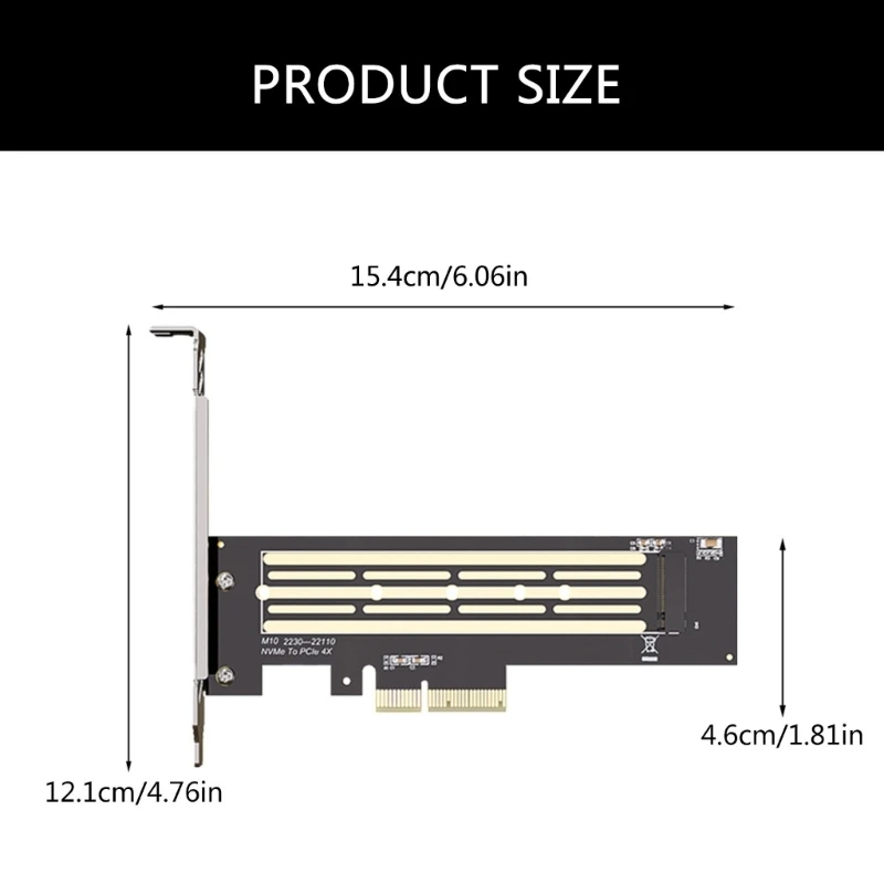 Schede aggiuntive Scheda NVMe M.2 a PCIe Adattatore PCIE M.2 Controllo host NVME