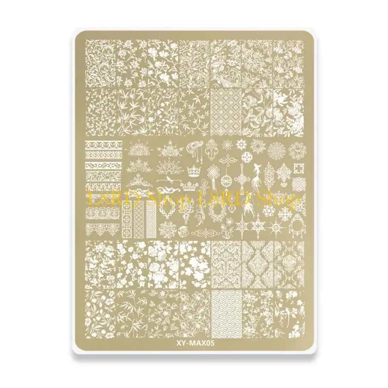 L8RD Rust Resistant Designs Stencil Template Images For Creative Manicure Styles