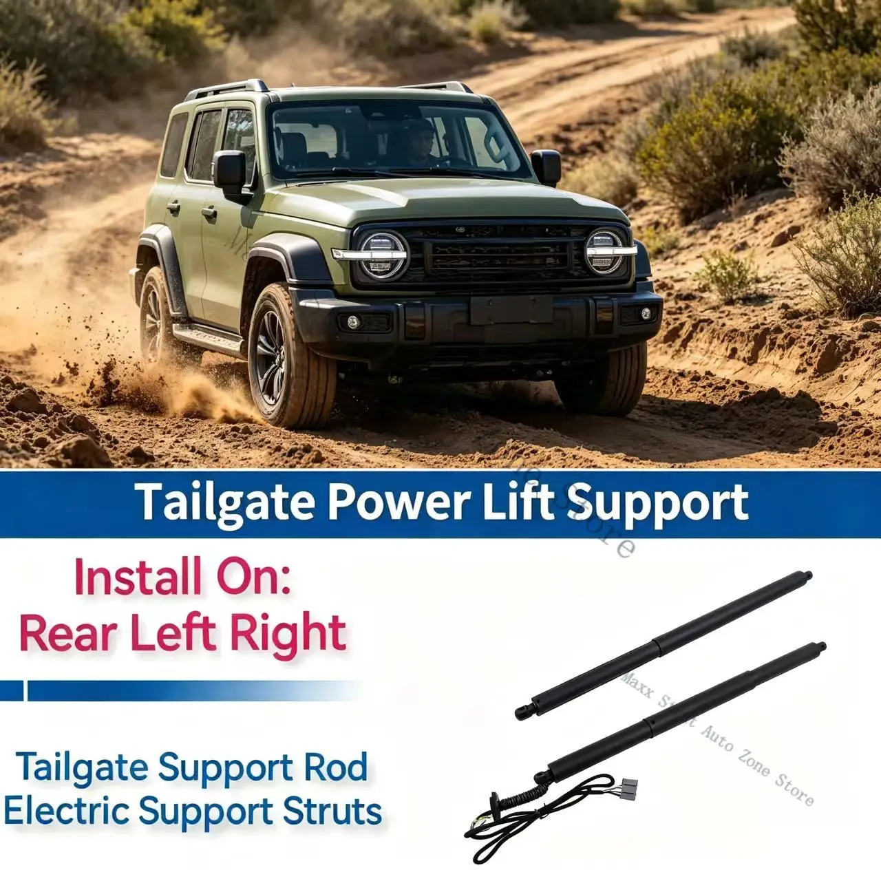 Rear Tailgate Power Lift Support For 2015-2020 Tesla Model X 100D 75D 90D Electric Tailgate Gas Lift Strut 106566400B 112969800
