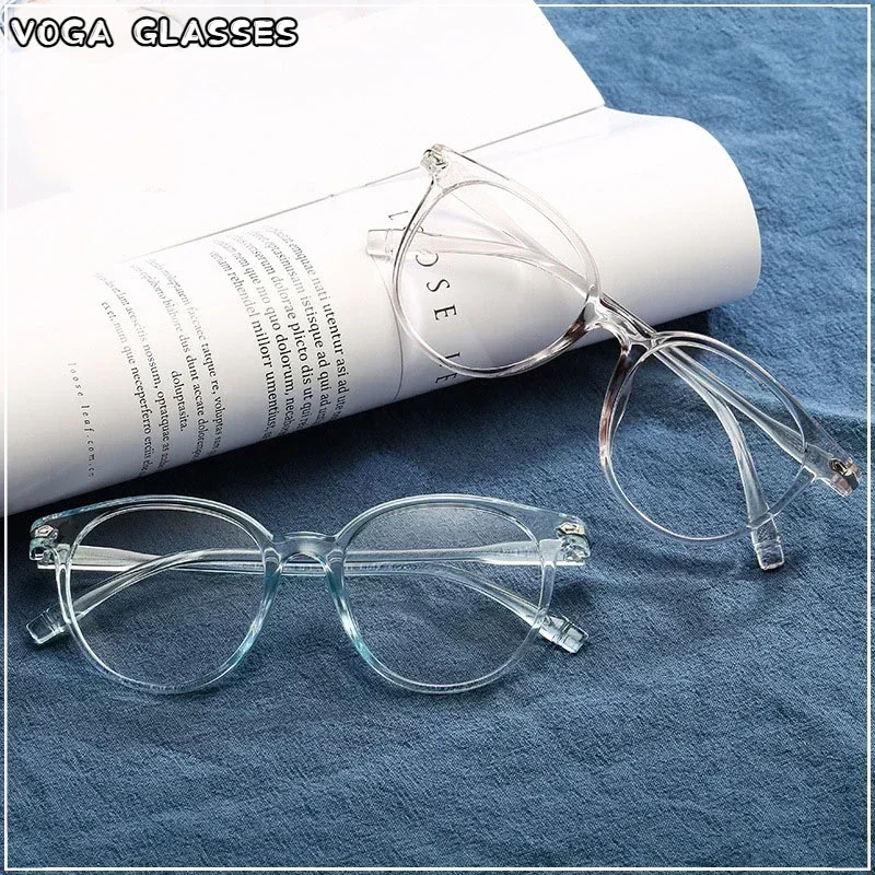 New Arrival Computer Glasses Frame Women Men Anti Blue Light Round Eyewear Blocking Glasses Optical Spectacle Eyeglass