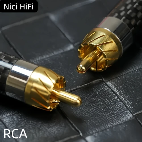 Imagen 2 del producto Cable de actualización iem de 2 núcleos de Nici HiFi-20 Dual RCA para Cable mezclador amplificador 2m 3m