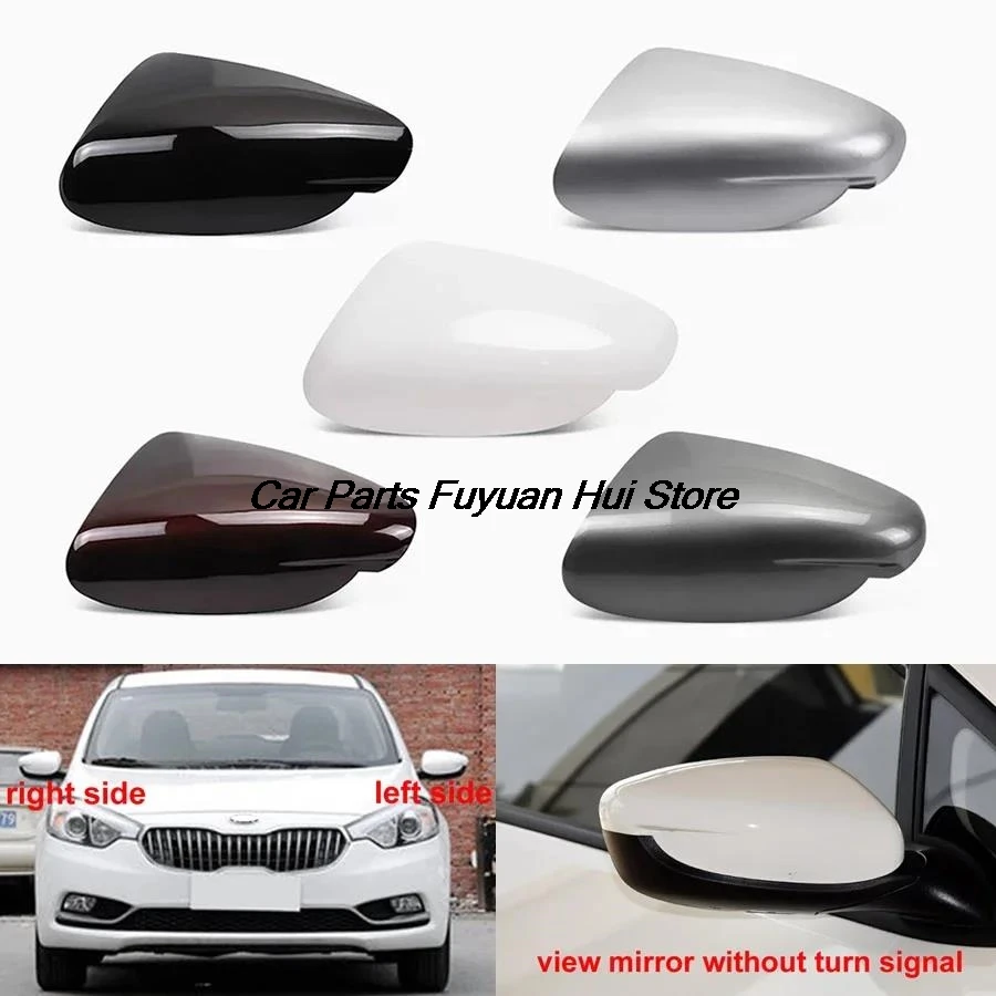 

For Kia K3 K3S 2012 2013 2014-2018 Painted Outer Rearview Mirrors Cover Side Rear View Mirror Shell Housing Mirror Without Lamp