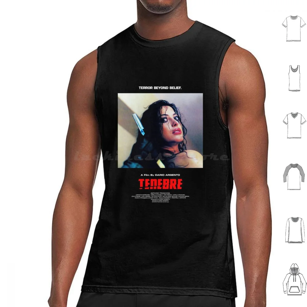 Tenebrae ( Poster Art ) Tank Tops Vest Sleeveless Tenebrae Crystal Plumage Horror Bava Dario Argento Lamberto Bava Giallo