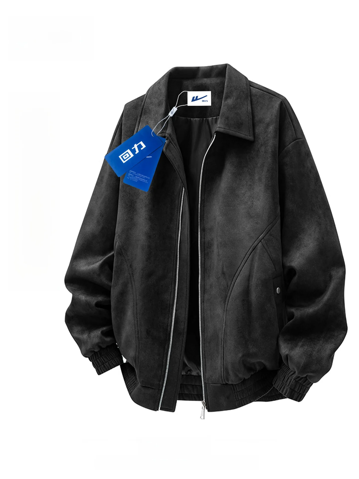 

Мужская замшевая куртка Jaet Fce на подкладке Thiened в стиле ретро, американская зимняя верхняя одежда, повседневная свободная посадка, молодежная мода