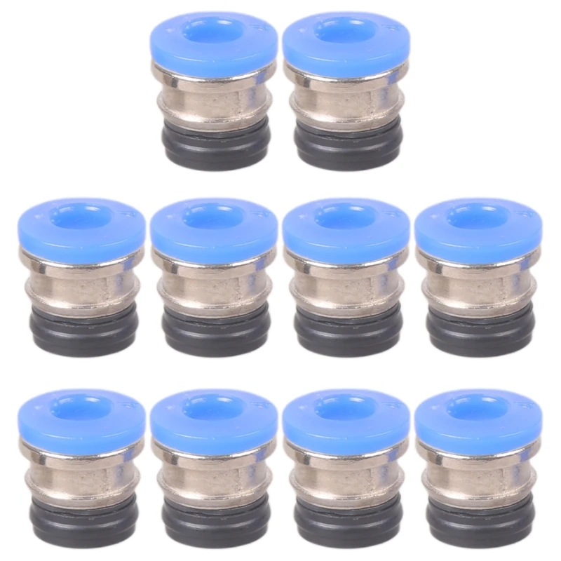 50Pcs ECAS04 Bowden Extruder Connector Embedded Collet Clips PTFE Head Pneumatic Valve Head For VORON Drive Extruder
