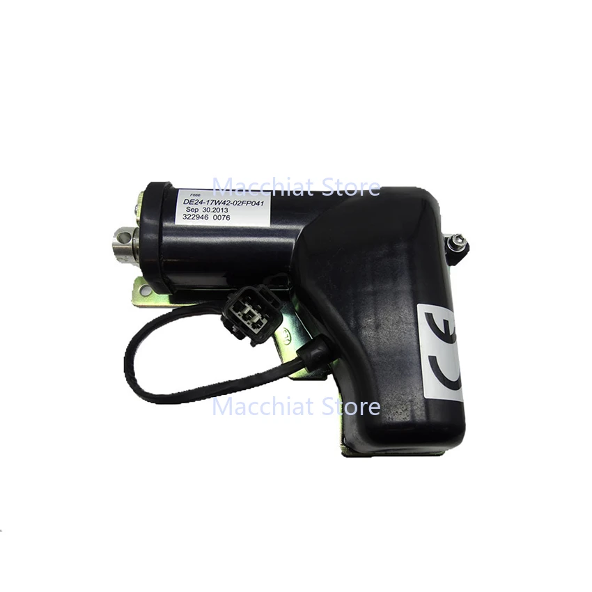 

DH150 Throttle Motor DE24-17W42-02FP041 Excavator Parts Excavator Throttle Actuator Governor Accelerator Throttle Motor