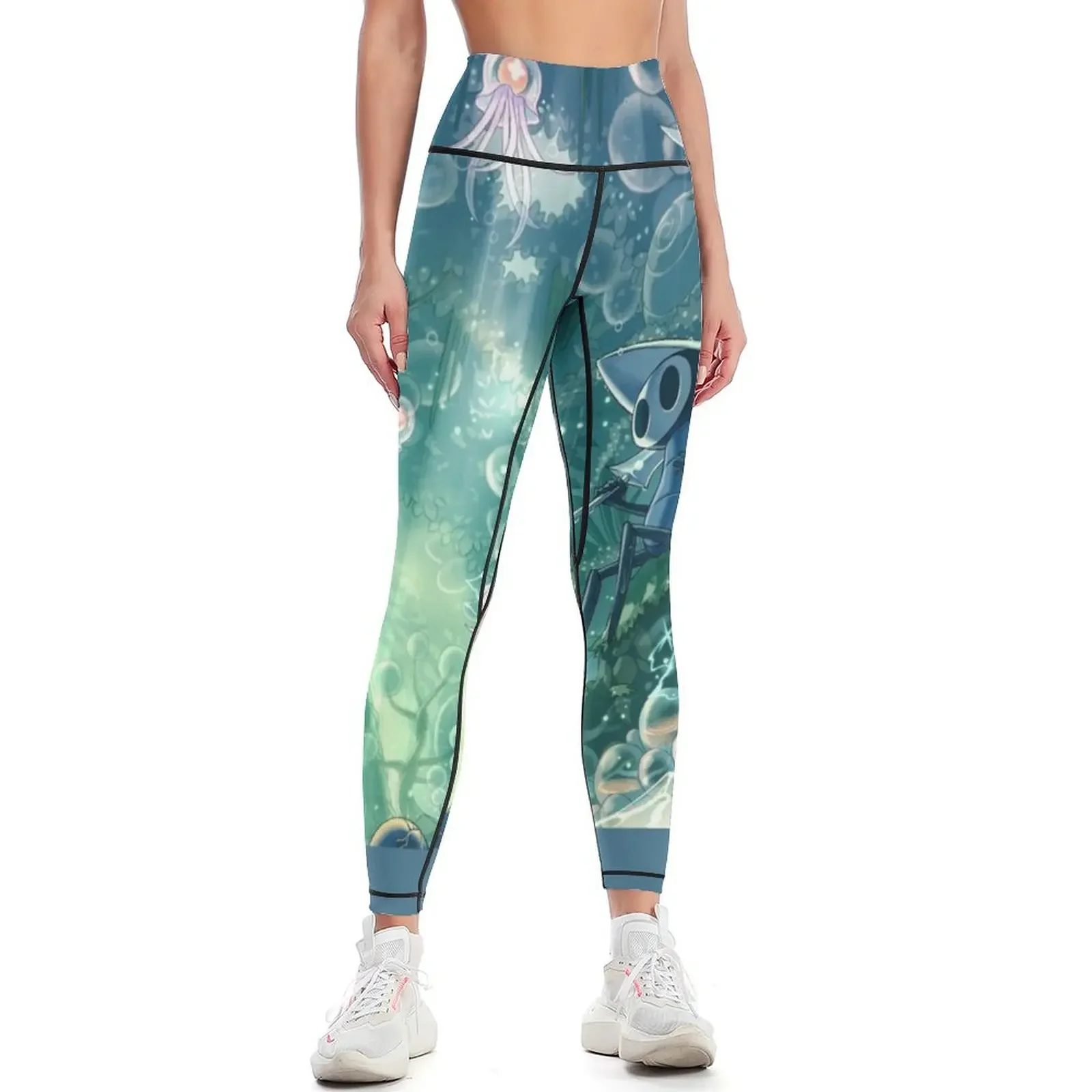 Leggings ajourés Knight art 3 pour femmes, haut de gymnastique, push up, sarouel