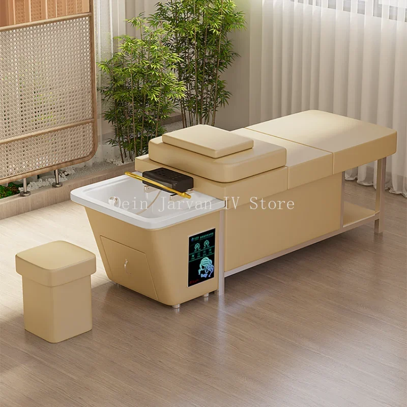 Chinese Spa Hair Wash Men Shaving Salon Chair Styling Chairs Stylist Machine Japanese Treatment Water Bed Chuveiro Nail Beauty