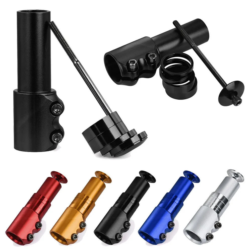 1pc Bicycle Front Fork Head Tube Heightener Aluminum Alloy Extender Stem Heightener Handlebar Extender Bikes Cycling Accessories