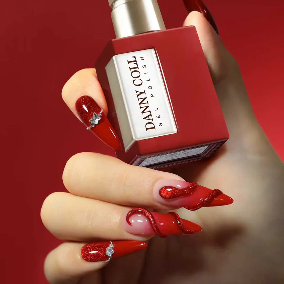 Esmalte de uñas gel ojo de gato con brillantina magnética libre de HEMA y TPO, esmalte UV LED removible, laca de uñas, primer 6