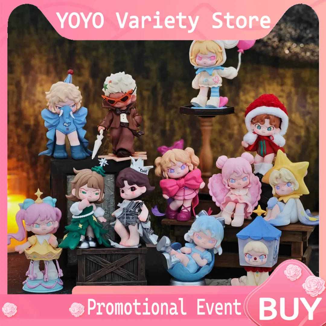 

NEW DORA Wonderful Night Series Blind Box Figures 12 Regular 1 Hidden Collectible Ornaments Cute Dolls New Year Gifts For Girls