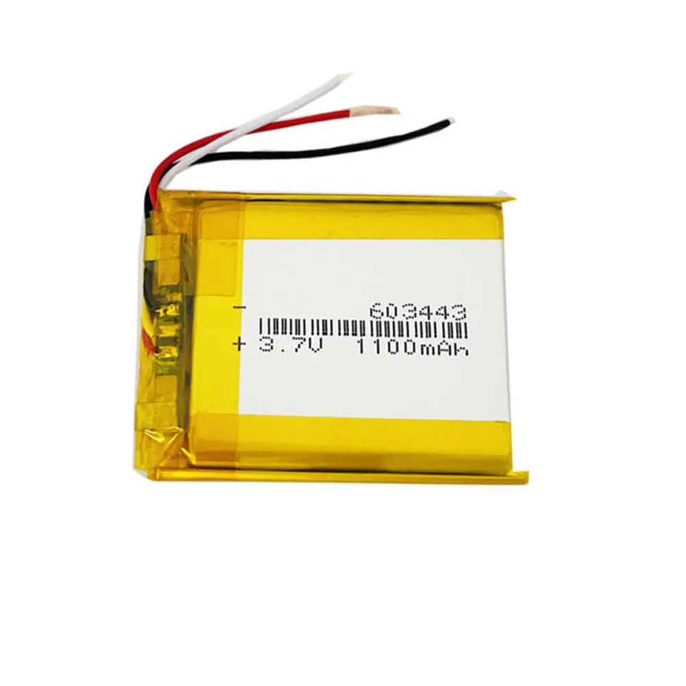 603443 3.7V 1100mAh Lithium Polymer Battery For Logitech Astro A20 A50 Gen 4 2016 Gen4 2019 533-000169 SRP603443 Gaming Headset