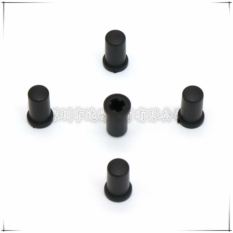 20PCS 6x11.5MM plastic Tact Switch Straw hat shape knob Power switch button cap universal for circular and square holes 3.2MM