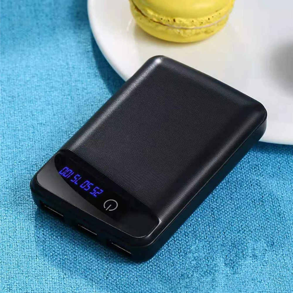 DIY 3*18650 Battery Power Bank Case 3 USB Ports Free Welding Battery Holder Shell No Soldering Storage Box for Phone Charging