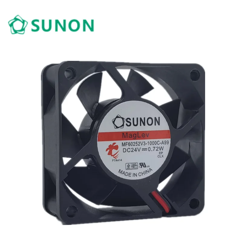 New For MF60252V3-1000C-A99 DC 24V 0.72w 6025 6cm 60*60*25MM large air volume fan