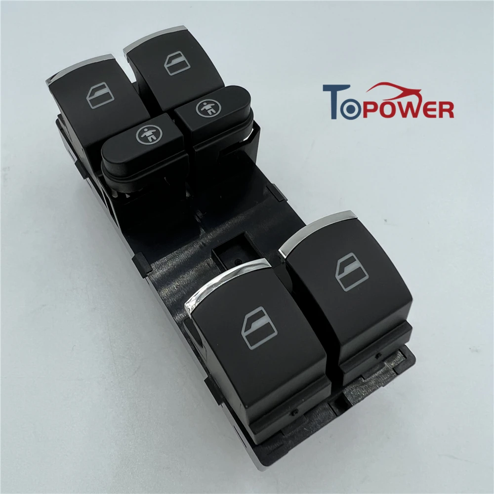 7P6959857 Electric Power Master Window Switch For 2010-2018 V++W Volkswagenn Touareg 7P5 Sharan 7N