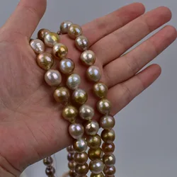 Hot Sale Natural Freshwater Pearl Colorful Baroque Pearl 8-10mm For Jewelry Making DIY Necklace Bracelet Earrings Accessory