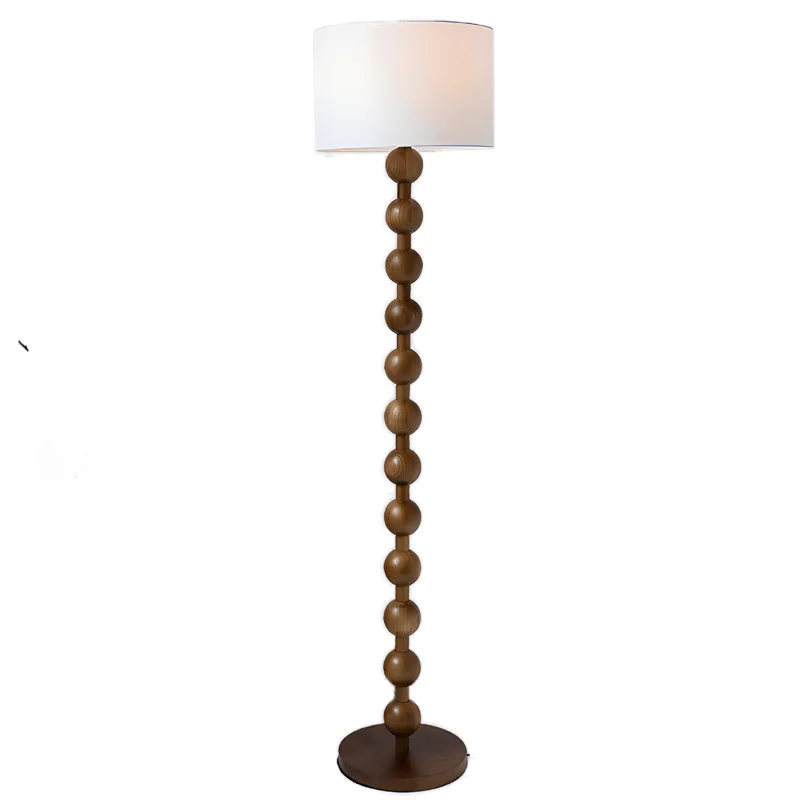 

All solid wood floor lamp retro French American lamp living room sofa high-end atmosphere lamp