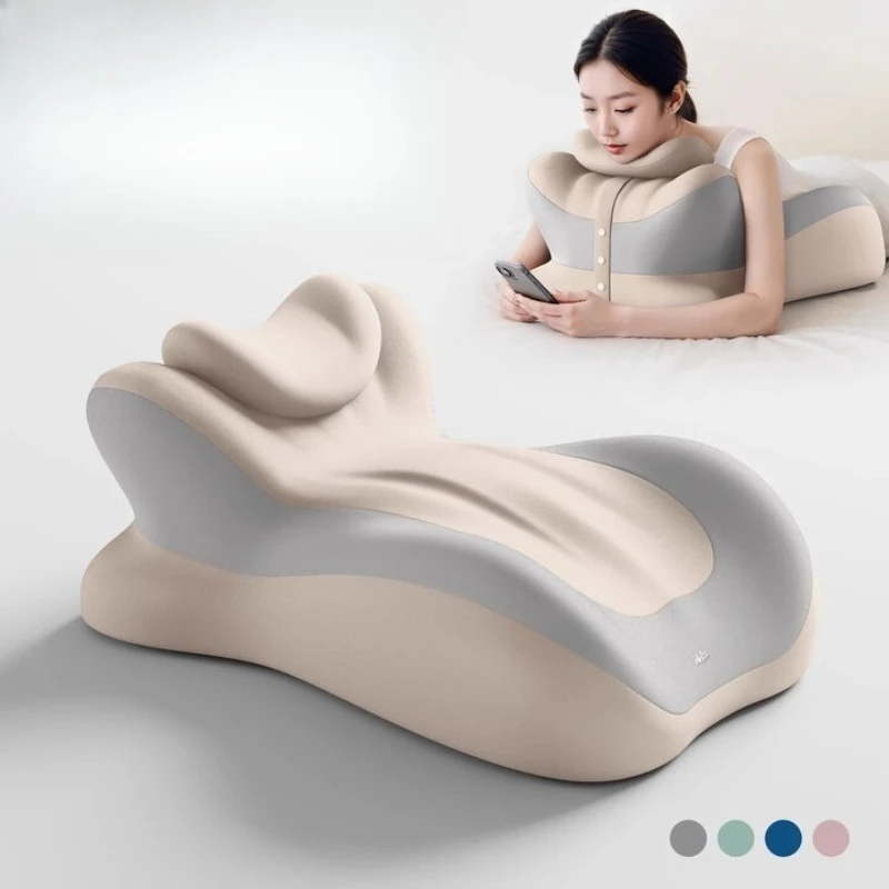 Cat people sleep on pillows, bedside backrests, multi-functional prone positions, lying pillows, sleeping pillows