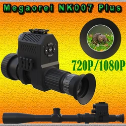 Mira Monocular Digital de visión nocturna, videocámara infrarroja de 1080P, 200-400M, compatible con grabación de fotos y vídeos con batería recargable