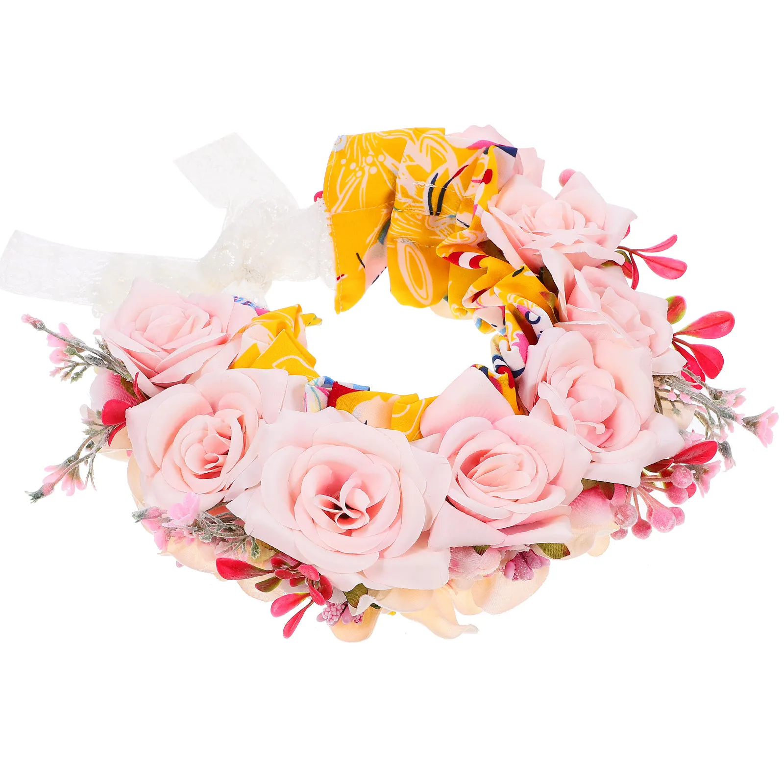 

Детская повязка на голову с цветами для новорожденных, мягкая и удобная повязка для девочек, идеально подходит для фотосъемки, милый цветочный дизайн, портативная.