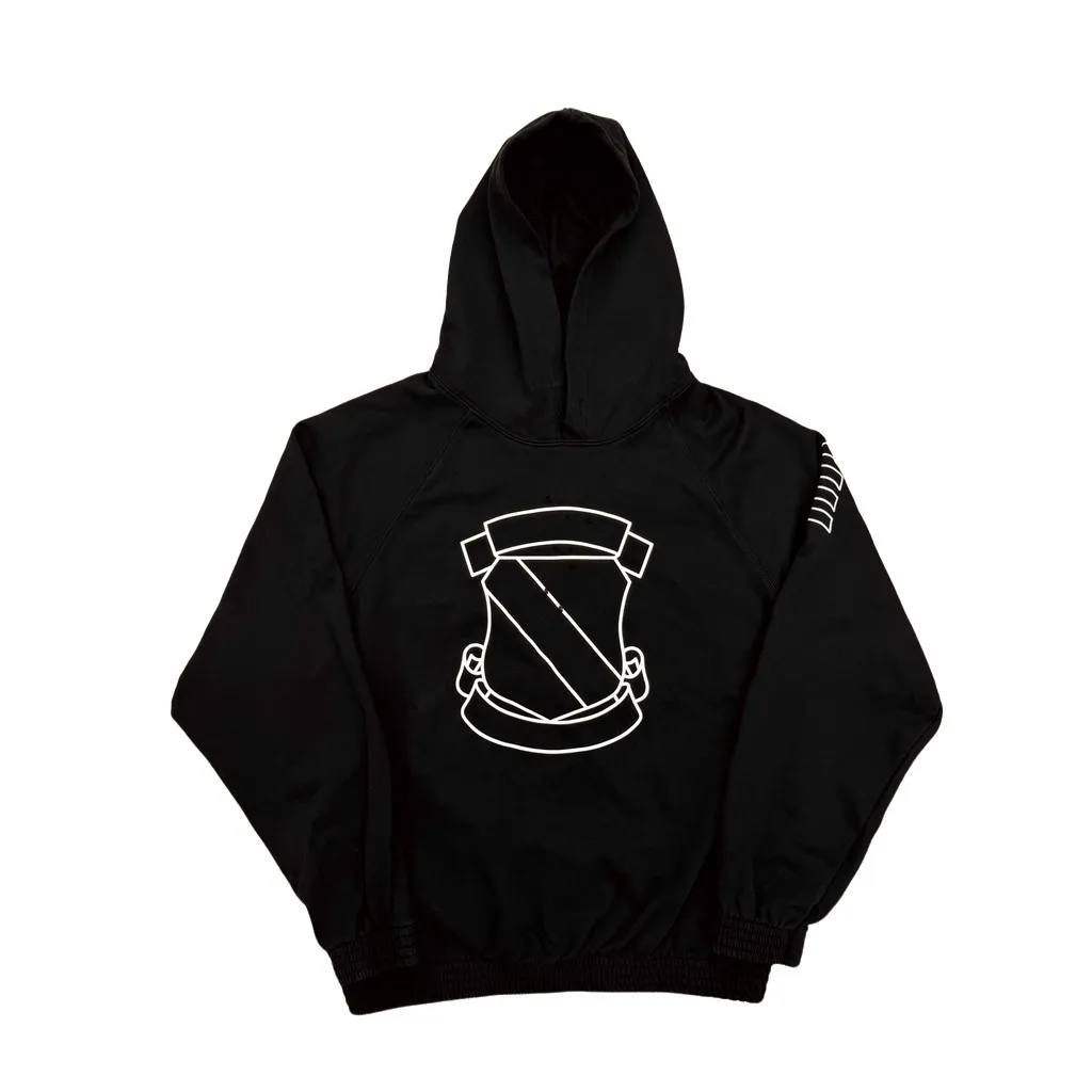 New Men Black SS01 knight N9 Number 9 Pullover Hoodies Hoody hooded Sweatshirts velvet Cotton Thick Fleece No tag E119