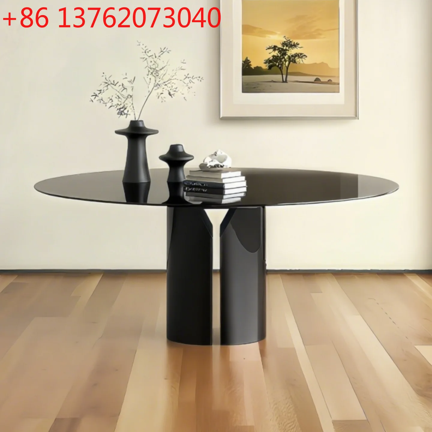 

Итальянская краска, круглый обеденный стол, обеденный стол из каменной плиты, современная простота