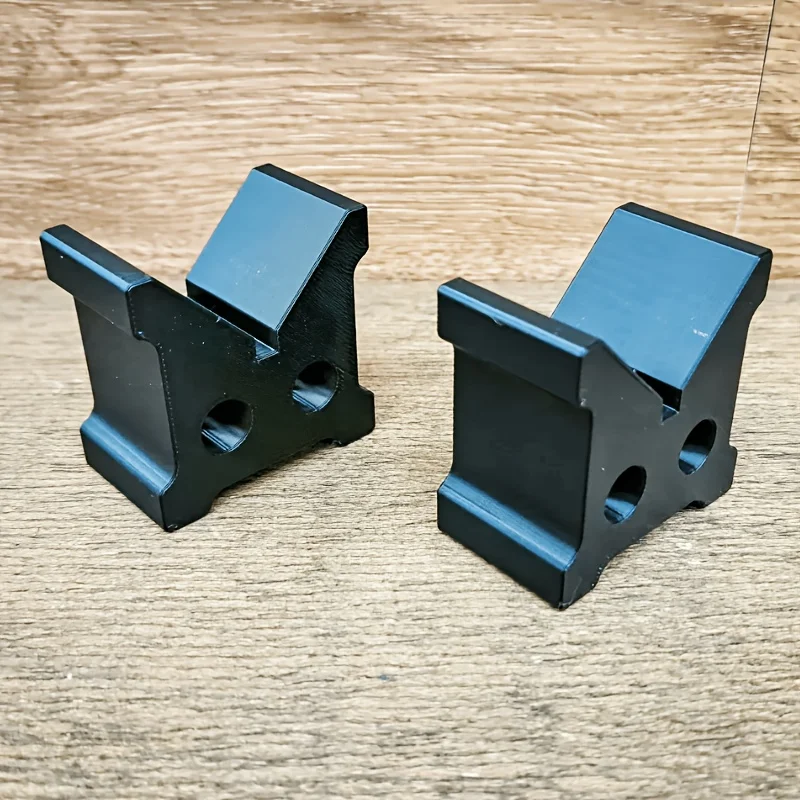 2Pcs 3D Printed V Block, V Type Fixture, Round Bar Cylinder Support Block for Lathe Machining Workpiece Positioning