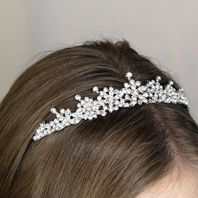 

1pc Bridal Crown Headdress Wedding Dress Wedding Dress Hair Bands Rhinestone Jewellery Accessories