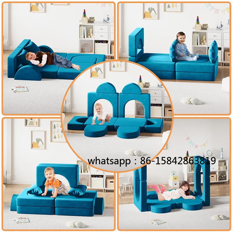 Modular children's play sofa sofa Multifunctional children's sofa Boys and girls indoor children's combination