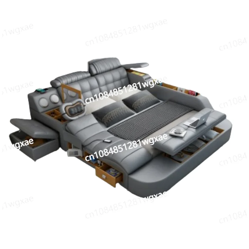 Multi Functional Ultimate Bed | Massage Tatami Bed with Projector | Soft Padded Camouflage