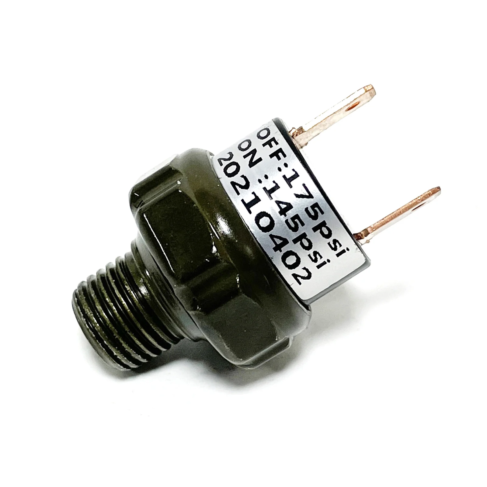 

Air Pressure Switch Tank Mount Type 1/4\" NPT 145-175PSI Air Pump Air Storage Tank Air Compressor Pressure Sensor