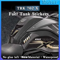 Frosted Motorcycle Fuel Tank Sticker Oil Gas Cap Cover Protect Decals Kit Accessories Waterproof For TRK702X TRK 702 X