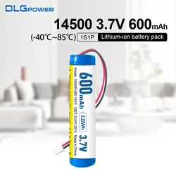 DLG 3.7V 14500 lithium battery pack AA 600mAh 1S1P Protection Board XH2.54 Plug High and low temperature lithium battery