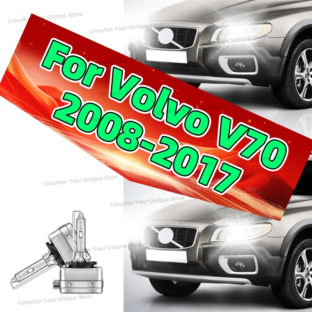 

2Pcs HID D1S 6000K 8000K 10000K HID Xenon Headlight Bulbs For Volvo V70 2008-2017 2009 2010 2011 2012 2013 2014 2015 2016