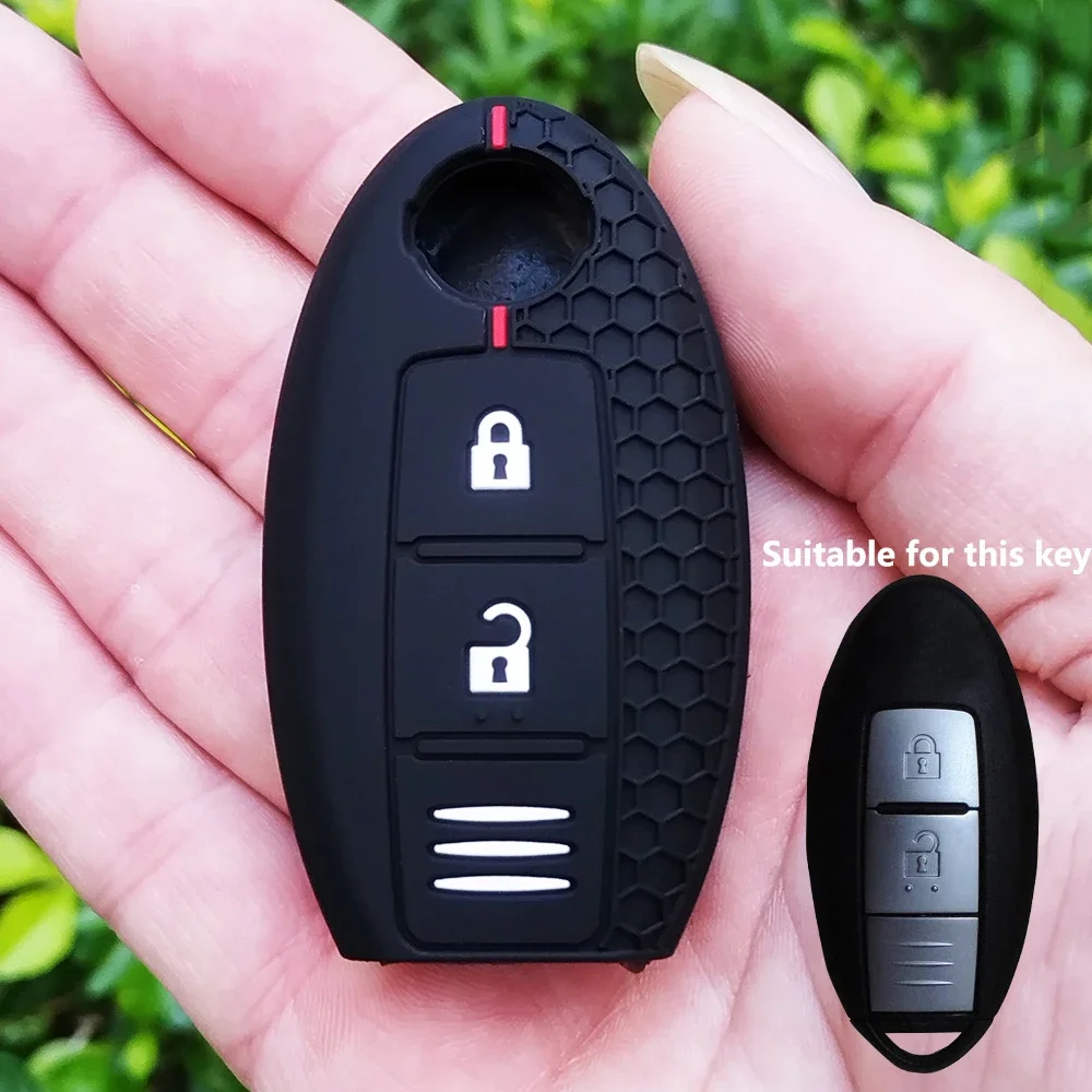 Silicone Car Key Case For Nissan Qashqai J10 Note E11 Teana J32 Pulsar March Micra Juke Sylphy XTRAIL Bluebird Remote Key Cover