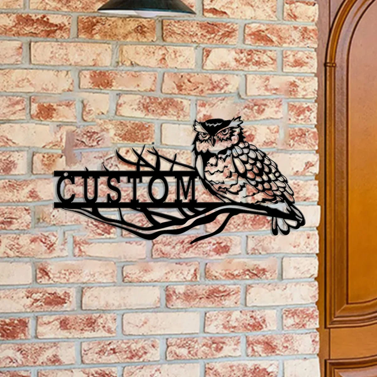 Custom Owl House Number, Owl Street Number, Owl Street Number Sign, Metal House Number, Custom Number Sign, Address Plaque