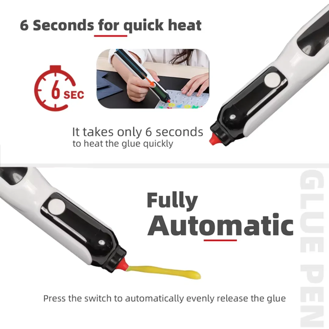 Hot Melt Glue Gun Cordless - Bezprzewodowy pistolet do kleju na gorąco,