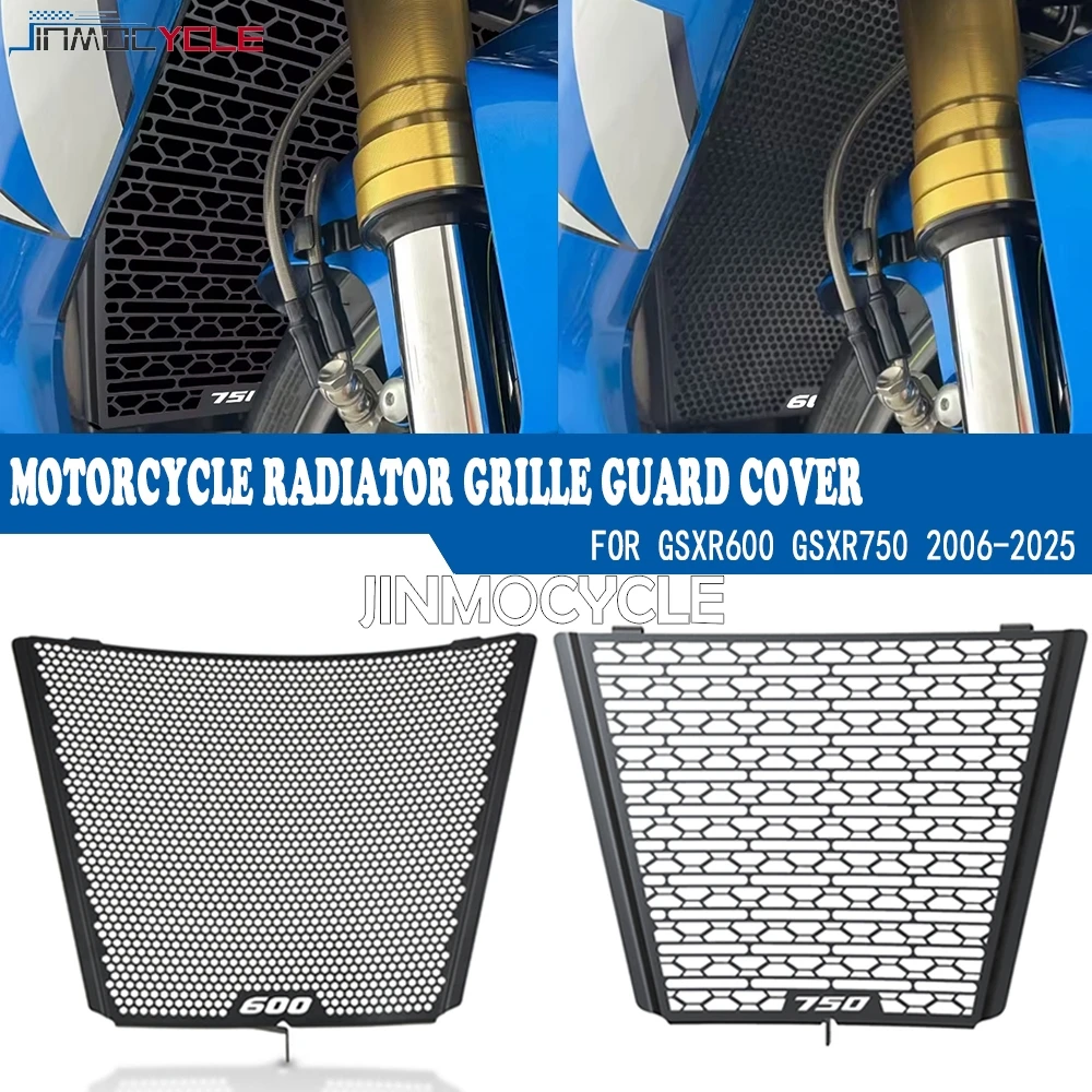 

2025 Motorcycle Radiator Guard Grille Cover For Suzuki GSX-R750 GSX-R600 GSX-R GSXR GSX R 600 750 2006- 2023 2024 2026 2022 2021