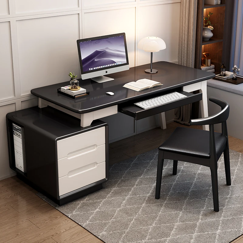 Mobile Office Room Desks Gaming Bedroom Sedentary White Computer Desk Drawer Equipment Mesas De Computador Furniture Home