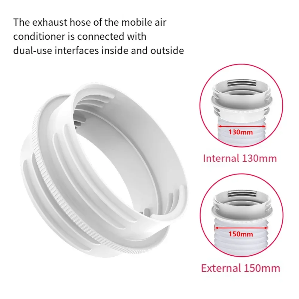 Mobile Air Conditioner Exhaust Hose Connector 13/15CM Universal Hose Reducer Portable AC Coupler For Home Improvement Hardware