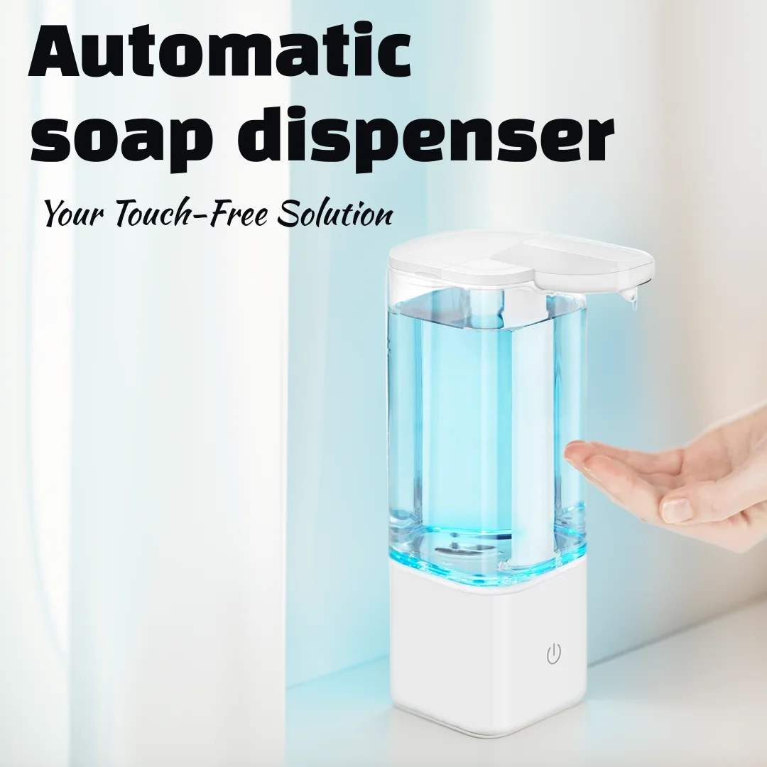 Automatic Touchless Soap Dispenser 18.5oz/550ml Battery Operated Adjustable Soap Volume Hands-Free Operation