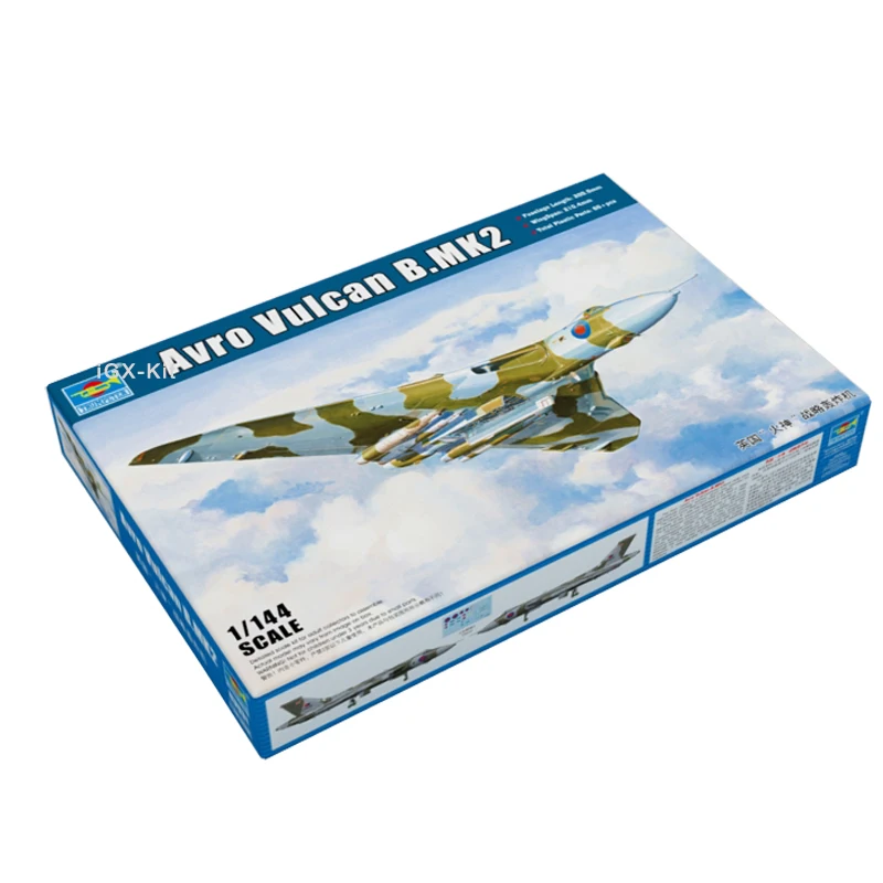 Trumpeter 03931 1/144 Scale British Avro Vulcan B.MK 2 Bomber Aircraft Military Plane Assembly Plastic Toy Model Building Kit