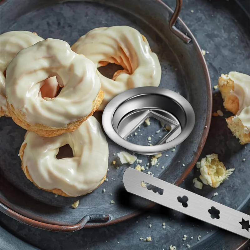 

ELEG-насадки для печенья, 8-образная насадка для печенья из нержавеющей стали для мясорубки с соединительным кольцом, насадка для кондитерских изделий