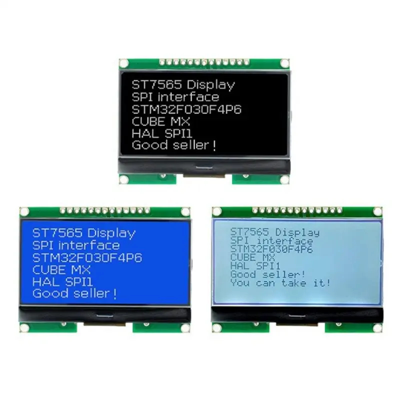 PHILE-COG وحدة LCD LCD12864-06D 128X64 DOTS ST7565 سائق مع واجهة الخط SPI دعم للغة الصينية