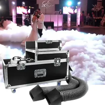 3000W Watermist Machine Laagliggende Rookmachine Water Rookmachine Effectapparatuur Kerst Bruiloft KTV Podium Dubbel