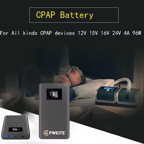 CPAP Battery Pack Power bank DC Output 12V 15V 19V 20V 24V 3.75A 2.5A Powerbank For Resmed S9 Airsense 10 S11 S10 Airmini Curve