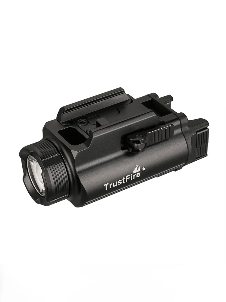 Trustfire GM35 Taktische LED-Taschenlampen, Mini-Pistolenlichter, 1350 Lumen, USB wiederaufladbar, Schnellverschluss-Pistole, 1913/GL-Schiene